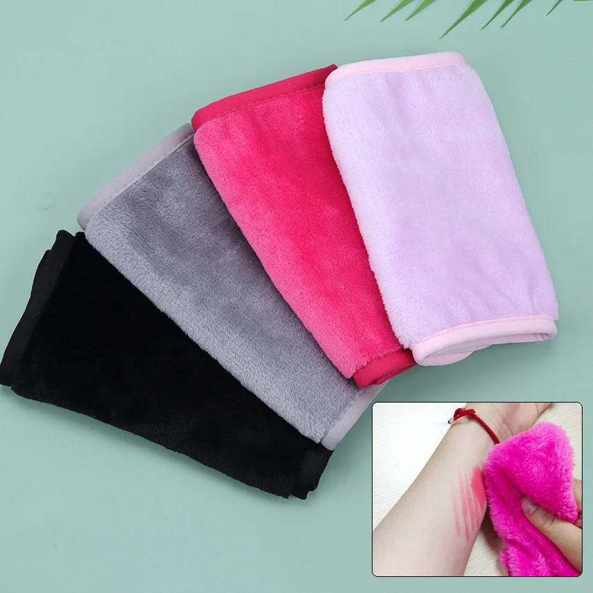 Мягкое многоразовое полотенце из микрофибры для чистки лица девочек салфетка