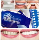5D Гелевые полоски для отбеливания зубов Гигиена полости рта двойные эластичные полоски для отбеливания зубов накладные зубы виниры инструменты для отбеливания зубов