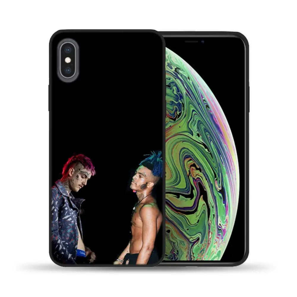 Силиконовый чехол Xxxtentacion Lil Peep для iPhone 12 11 Pro Max X XS XR 8 7 6 6S Plus SE2 | Мобильные телефоны
