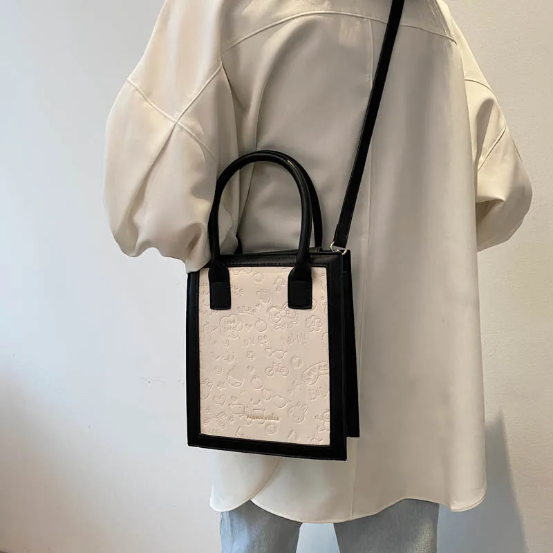 Брендовая дизайнерская женская сумочка из искусственной кожи ретро простая