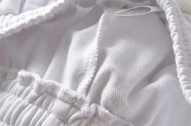 

TVVOVVIN Casual Loose Women Elasticated Drawstring High Waist Wide Leg Joggers Cotton Wide Leg Pants Cotton 2FWC