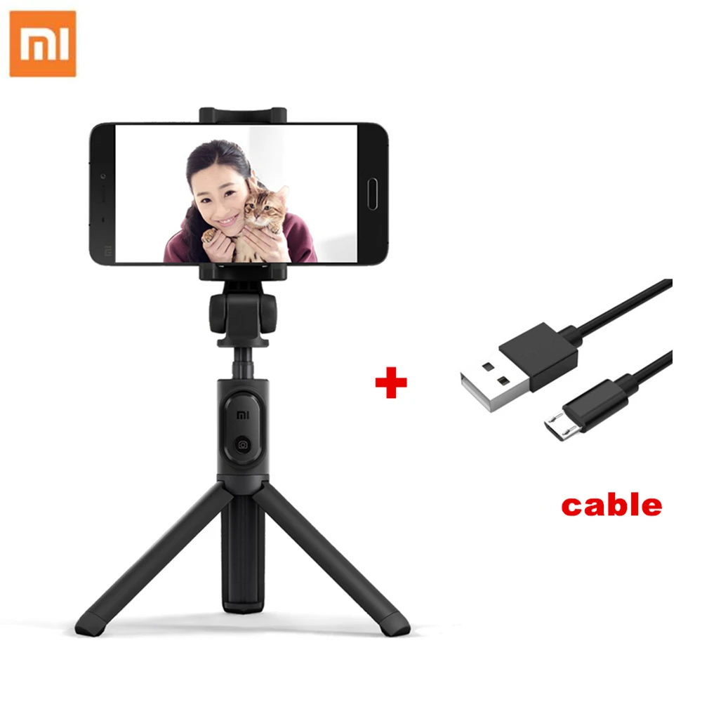 Оригинальная селфи палка xiaomi mi bluetooth штатив складной ручной монопод с