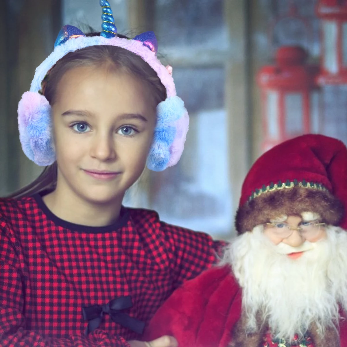 Милые наушники в виде единорога Детские теплые зимние | Спорт и развлечения