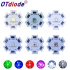 Светодиодный диодный чип-светильник высокой мощности, 20 шт., 3 Вт, 3535 SMD, холодный белый, теплый белый, красный, зеленый, синий, вместо CREE XPE, светодиодный светильник