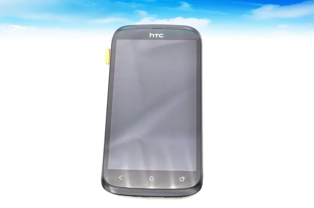Для русского хорошего оригинального экрана с рамкой для HTC Desire V T328W в сборе ЖК