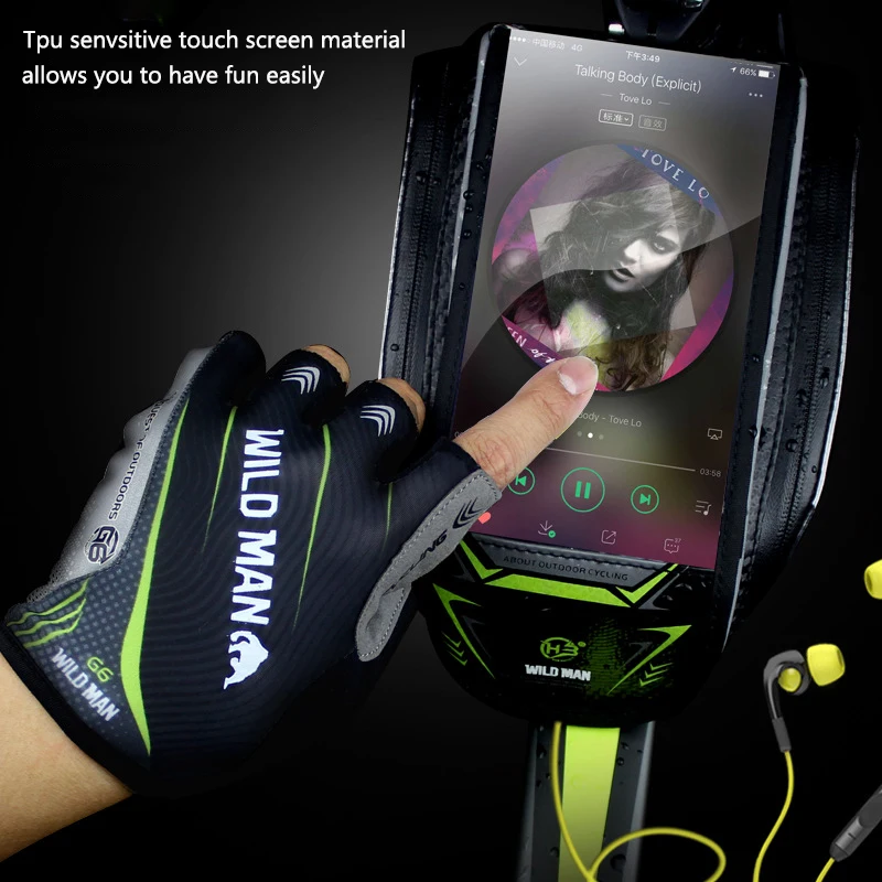 Сумка для велосипеда дикого человека на переднем балке сумка мобильного