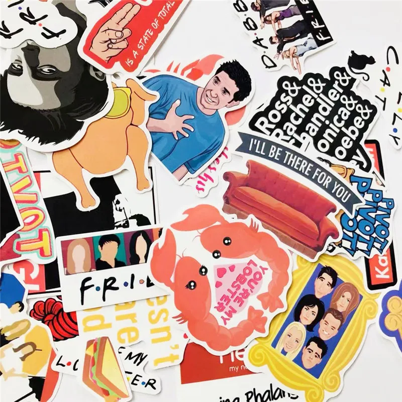Стикер для ТВ сериала Friends стикер шоу подходит ноутбука велосипеда багажа