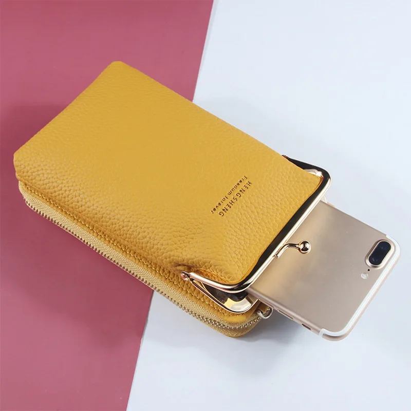 

2021 Women Wallet Cell Phone Bags Fashion Big Card Holders Handbag Purse Clutch Messenger Shoulder Long Straps Dropshipping