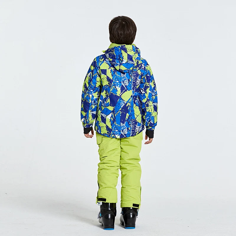

New Kids Ski Suit Waterproof Windproof Ski Jacket and Pants Set Boy Girls Snow Clothes Children's Snowboard Ski Suits