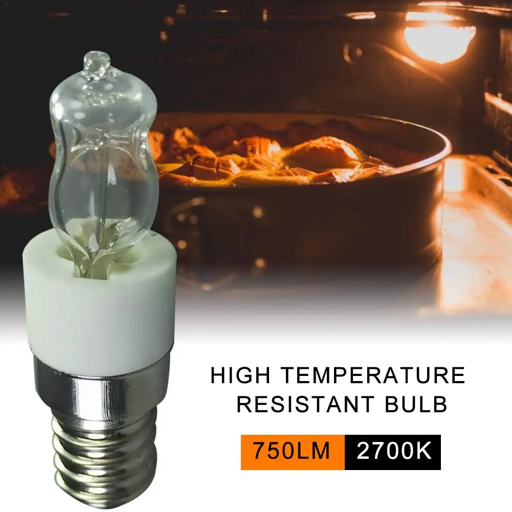 

Oven Light Bulb High Temperature Resistant Safe Halogen Lamp Dryer Microwave Bulb For Household Lighting 110V/220V 50W