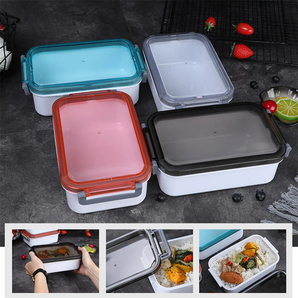 Пластиковый Ланч бокс для пищевых контейнеров контейнер еды в японском стиле