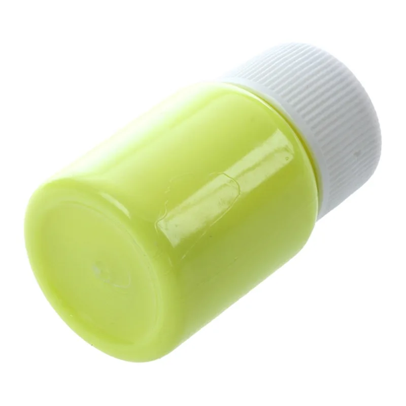 20 г светится в темноте акриловая светящаяся краска яркие пигментные вечерние