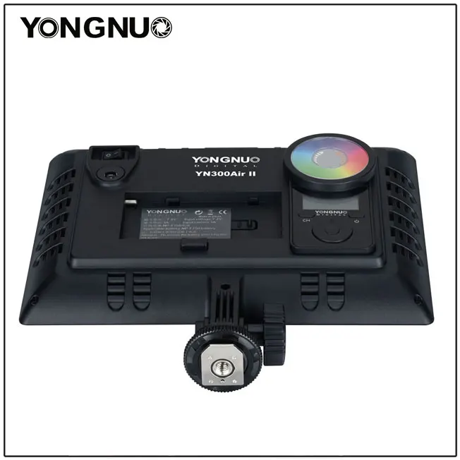 Скидка Светодиодная подсветка YONGNUO YN300AIR II, регулируемый RGB светильник для видеосъемки, дополнительный аккумулятор с зарядным комплектом, студисве...