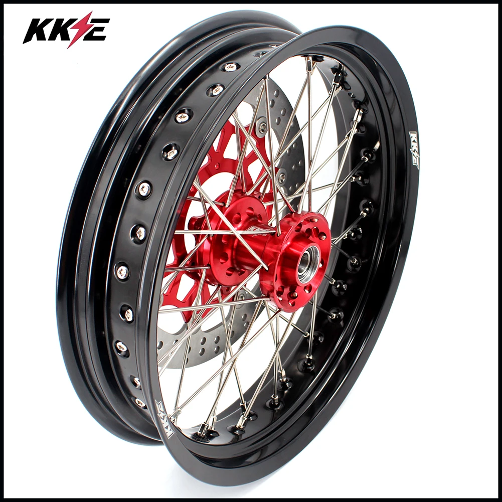 ККЕ 3,5 и 4,25 17 дюймов XR400R 1996-2004 XR600R 1991-2000 CUSH привод Supermoto колесные диски Набор для HONDA задний диск 220 мм