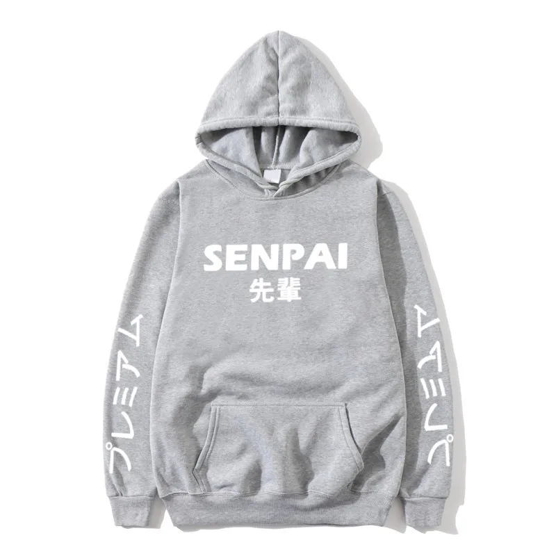 Горячая Распродажа модная Японская уличная толстовка с капюшоном SENPAI несколько