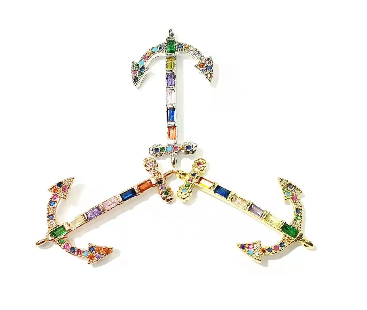 

10PCS CZ Bead spacer picked at random for Women DIY Jewelry Accessories CZ068