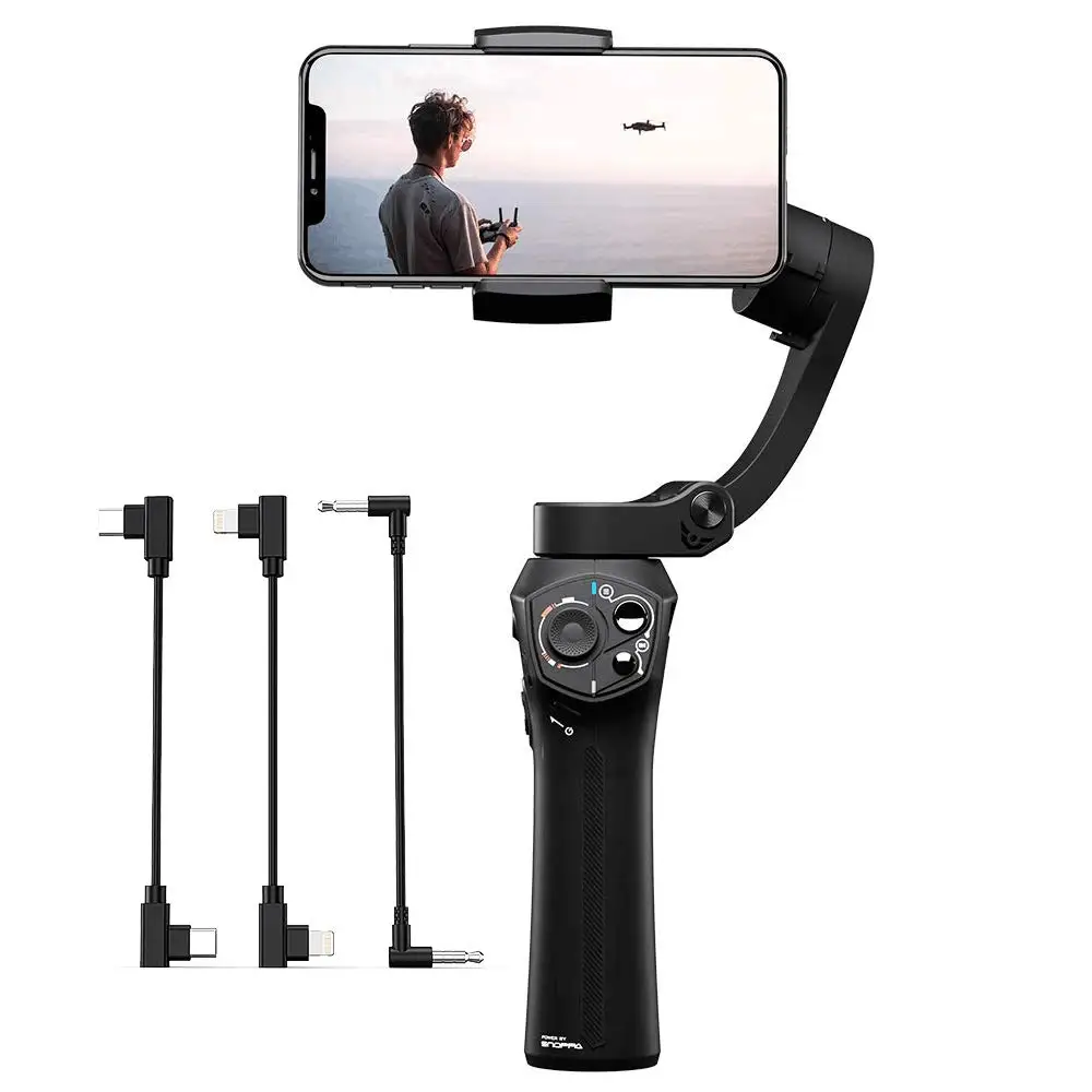 Snoppa Atom 3 Axis Складной Карманный ручной шарнирный стабилизатор для камеры iPhone смартфона экшн камера