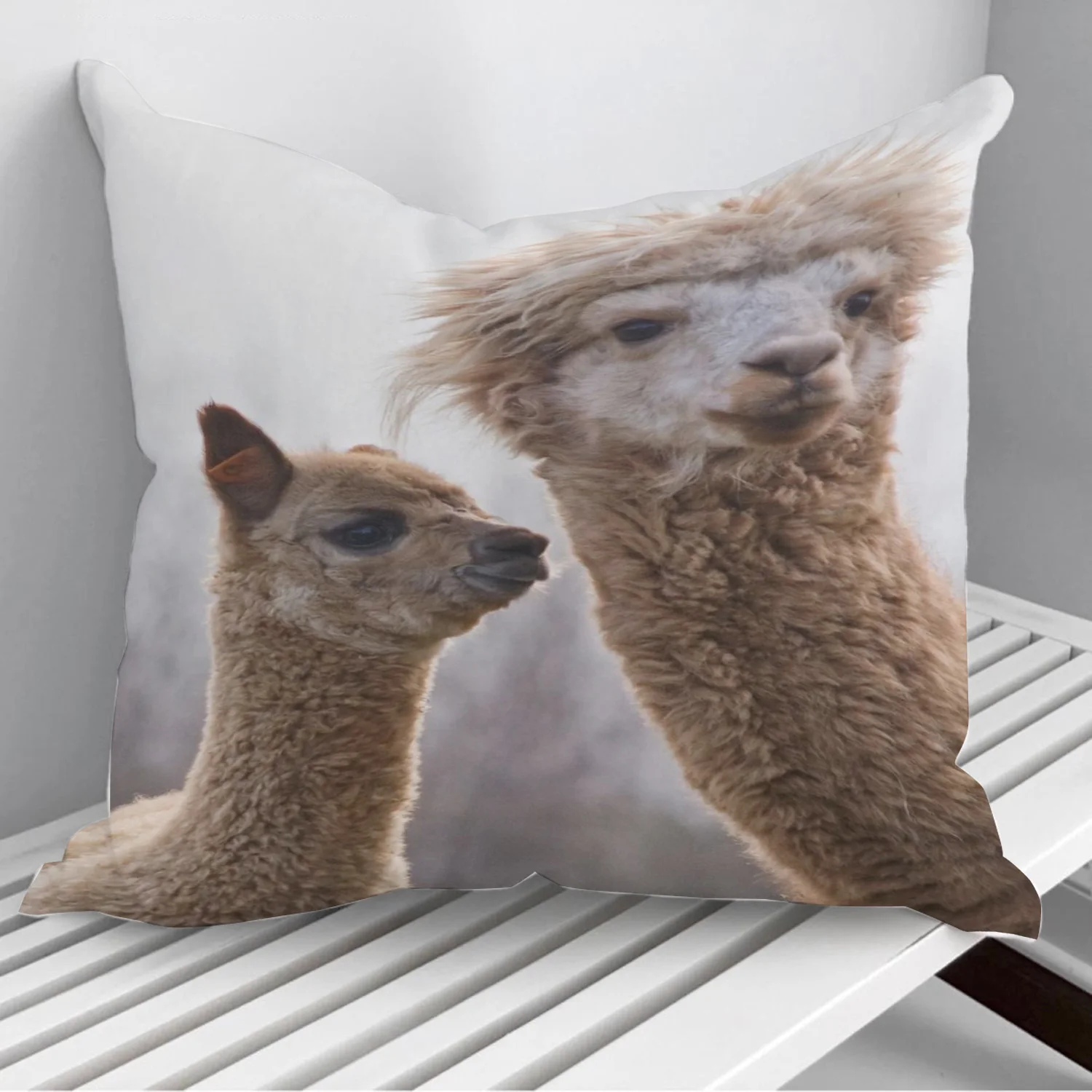 

Alpaca On Farm Throw Pillows Cushion Cover On Sofa Home Decor 45*45cm 40*40cm Gift Pillowcase Cojines Dropshipping