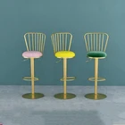 Простая вращающаяся барная подъемная стойка светильник кие Роскошные барные стулья, домашние регулируемые высокие стулья со спинкой