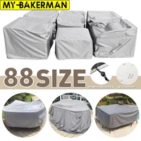 88size universal outdoor patio garden furniture waterproof covers rain snow chair covers for sofa table chair dust proof cover