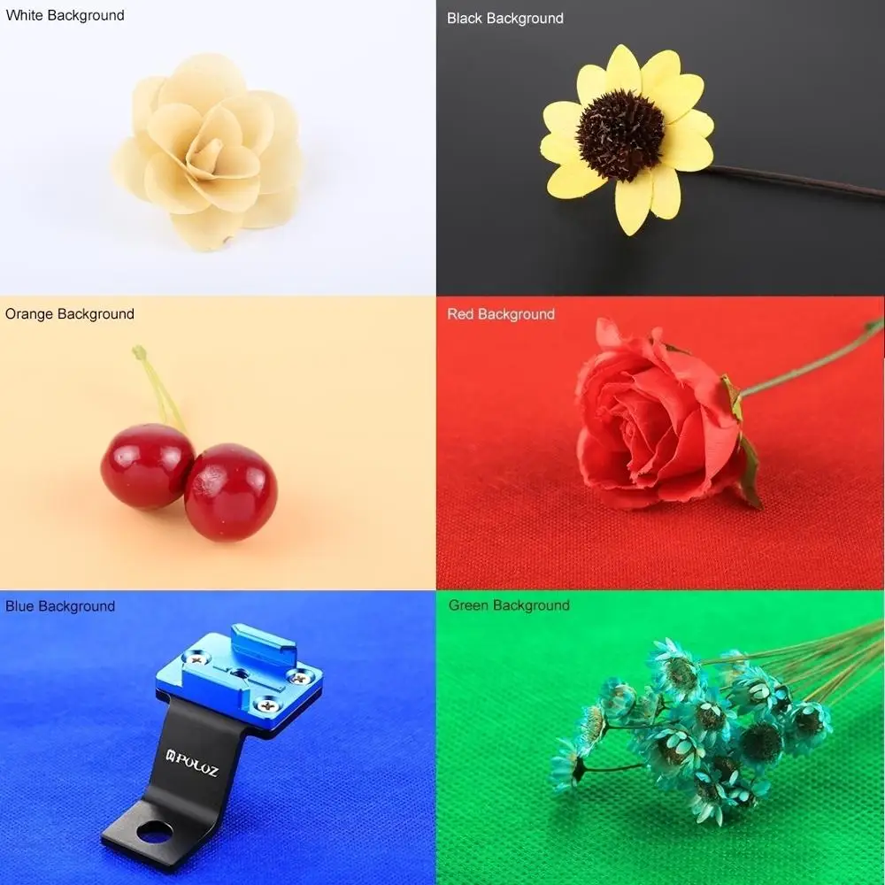 

PULUZ 40cm Lightbox Photo Studio Box Tabletop Shooting Light Box Tent Photography Softbox Kit 6 Colors Backdrops Studio Tent Box