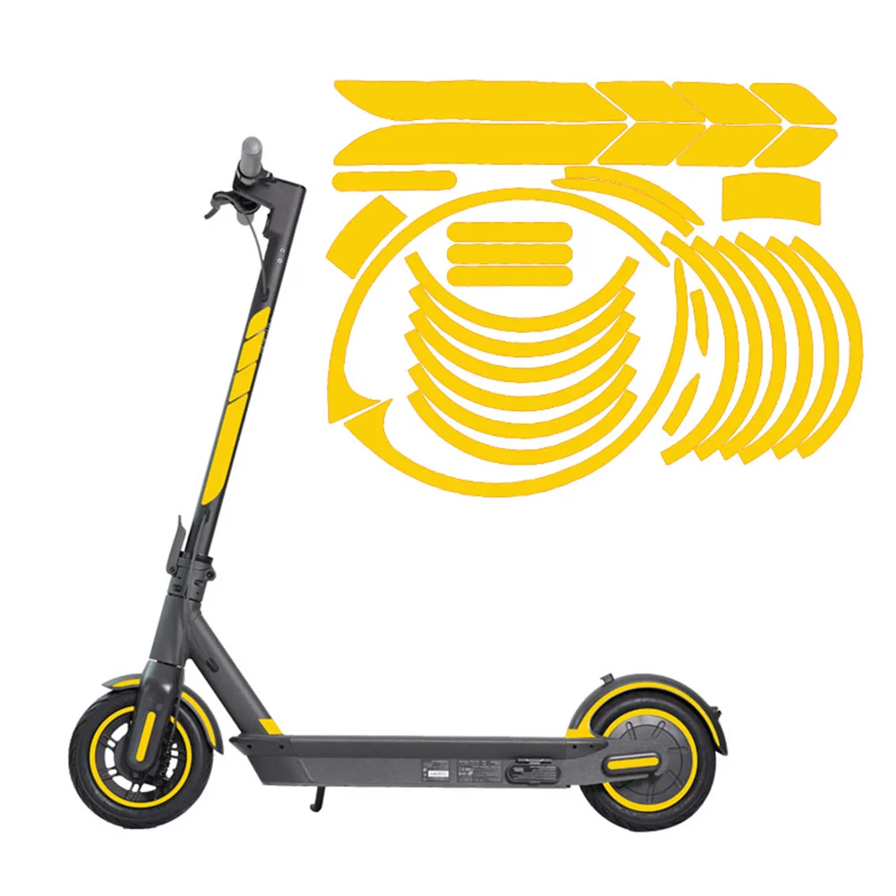 

Electric Scooter Reflective Sticker Reflective Sticker DIY Personalized 1set
