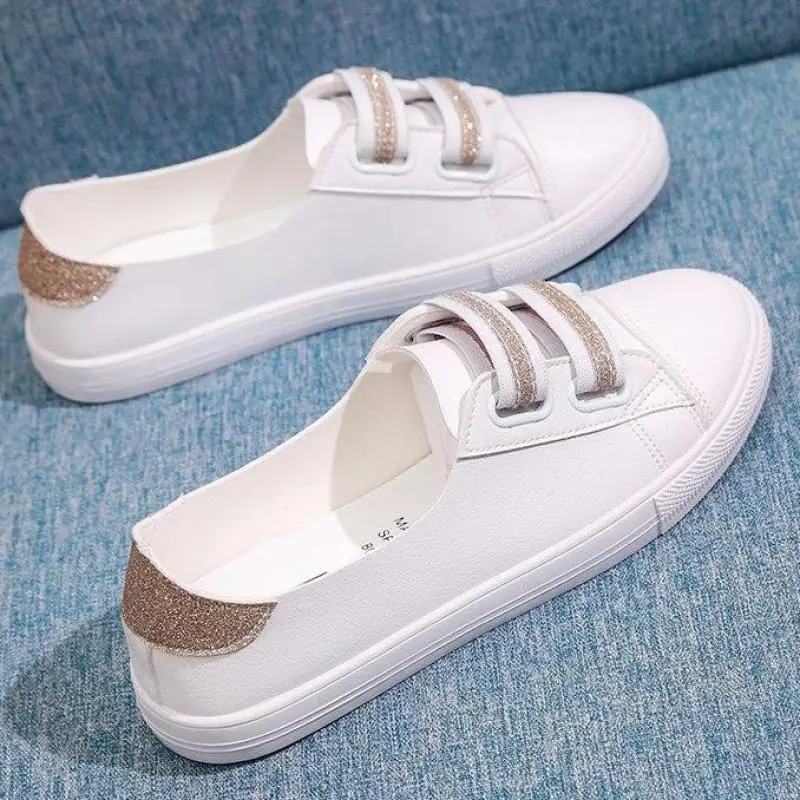 

Кроссовки женские дышащие, однотонная обувь для студентов, прогулок, бега, тенниса, тренировочная спортивная обувь, белые