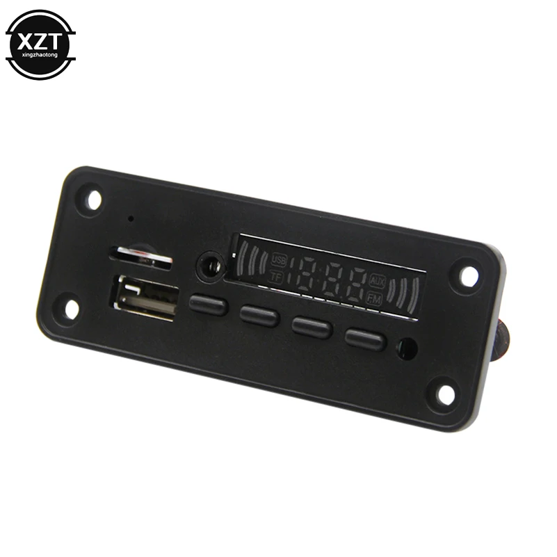 Запись автомобиля Bluetooth 5,0 MP3 WMA декодер плата модуль DC 5 в 12 В USB SD/TF AUX FM вызов аудио 2*3 Вт усилитель Дистанционное управление USB