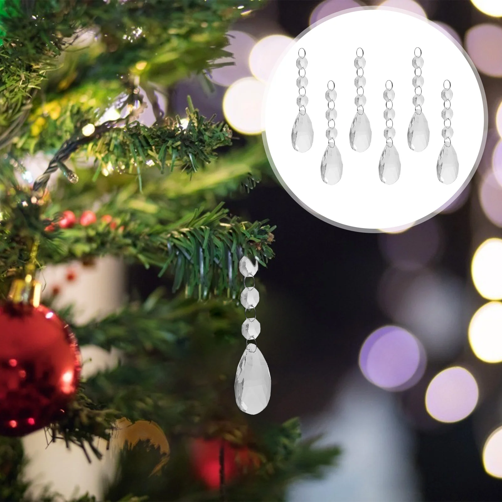 

20 шт., декоративные подвески в виде новогодней елки