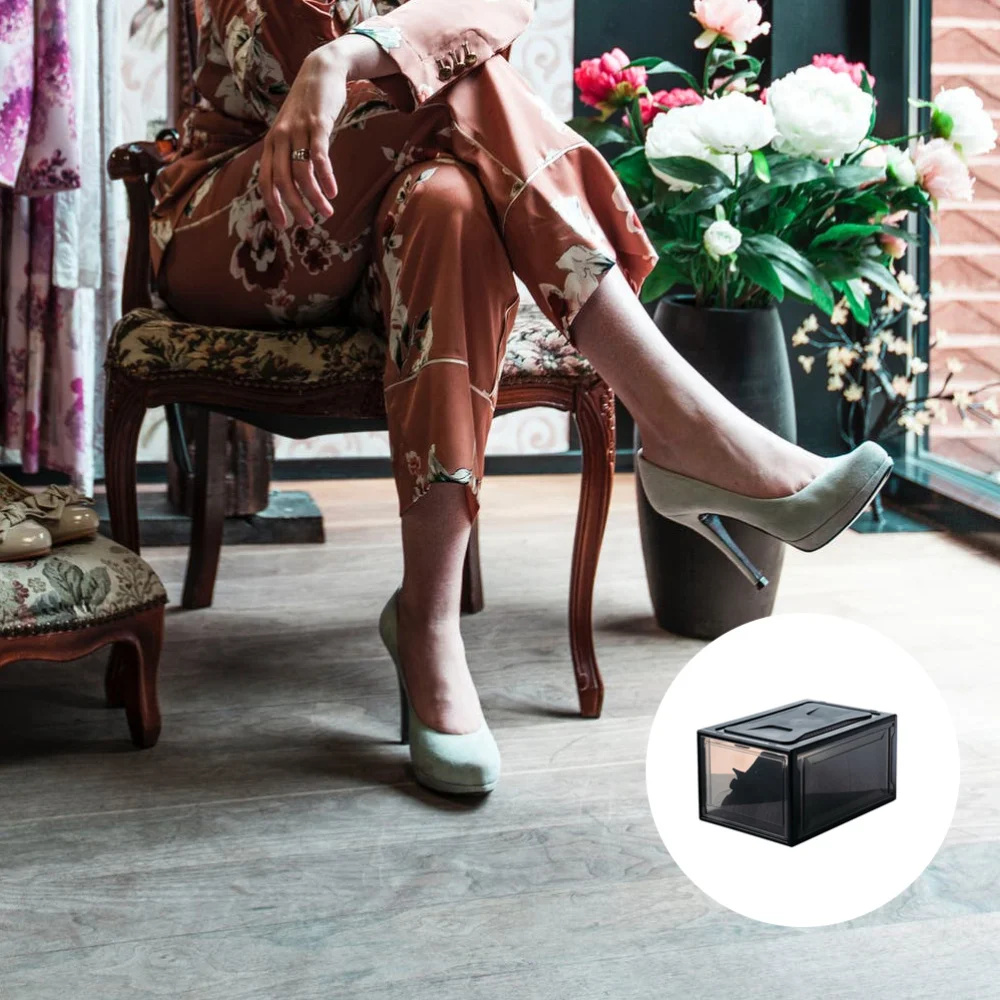 

1Pc Storage Shoes Box Household Display Shoes Case Storage Container for Home