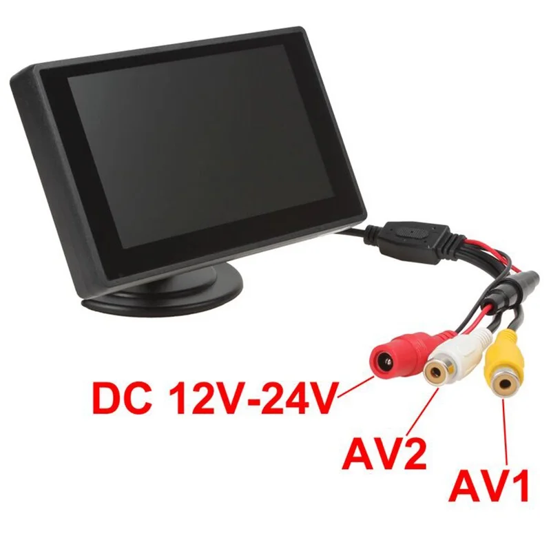 XYCING 480x272 пикселей 4 7 дюймовый TFT ЖК монитор для автомобиля заднего вида