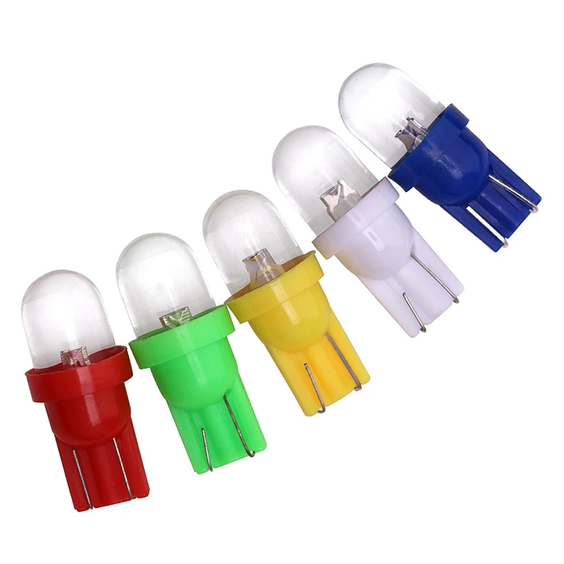 10x T10 Car LED W5W Wedge Side Light External Clearance Lights Dashboard Bulbs 194 168 501 and RGB 12V | Автомобили и мотоциклы