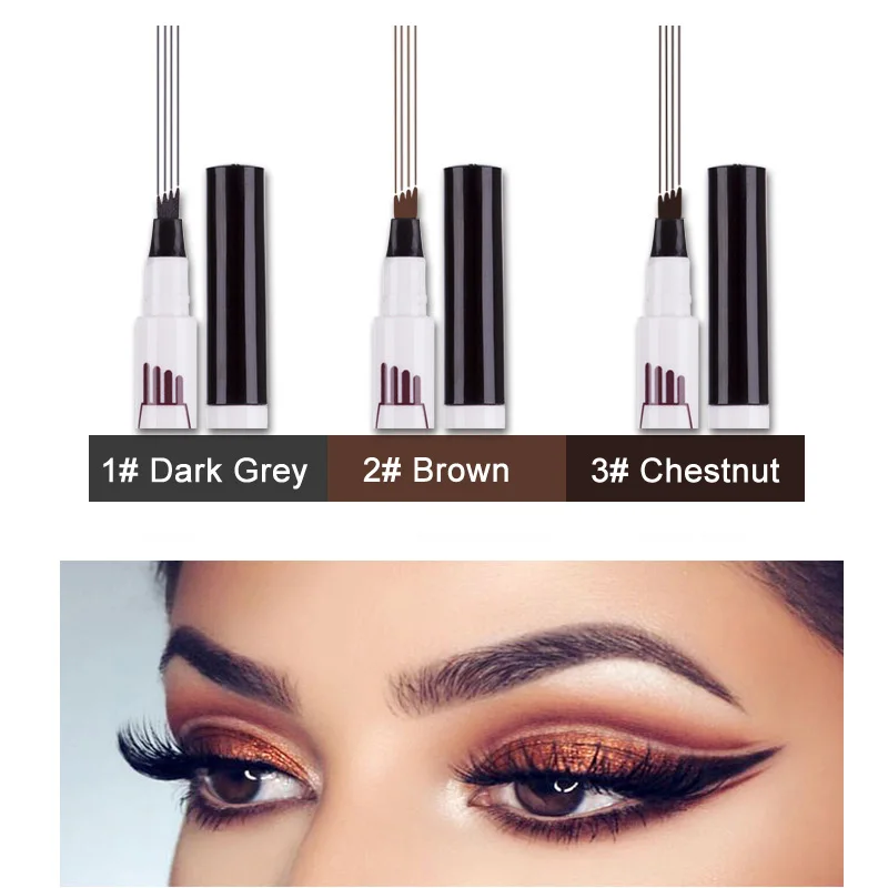 Microblading татуировки бровей чернила Ручка Вилка кончик эскиз усилитель