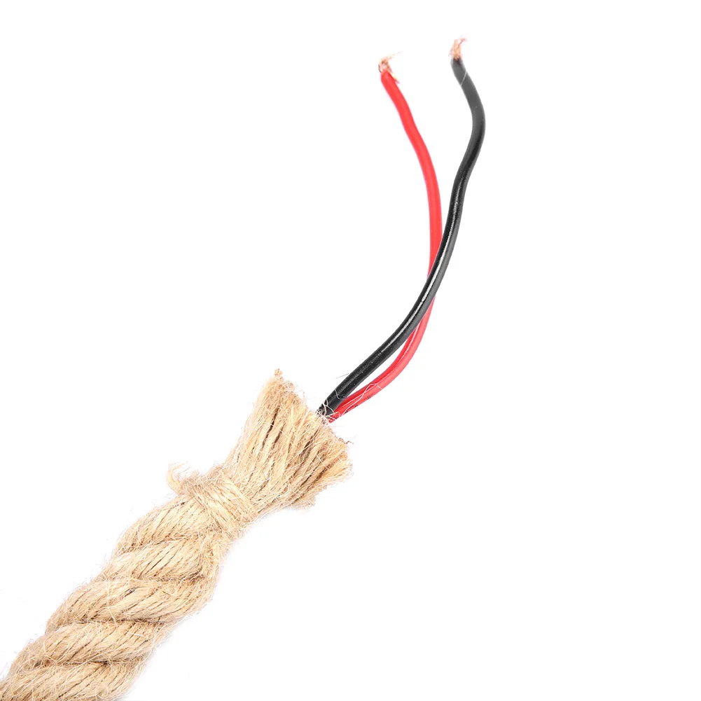 

1.5m 5 Heads E27 85-265V Retro Vintage Pendant Lamp Hemp Rope Ceiling Filament Light Fixture