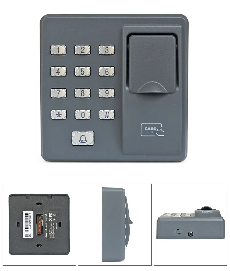 DIYSECUR Biometric Fingerprint Access Control Machine Digital Electric RFID Reader Code Password Keypad System for Door Lock |