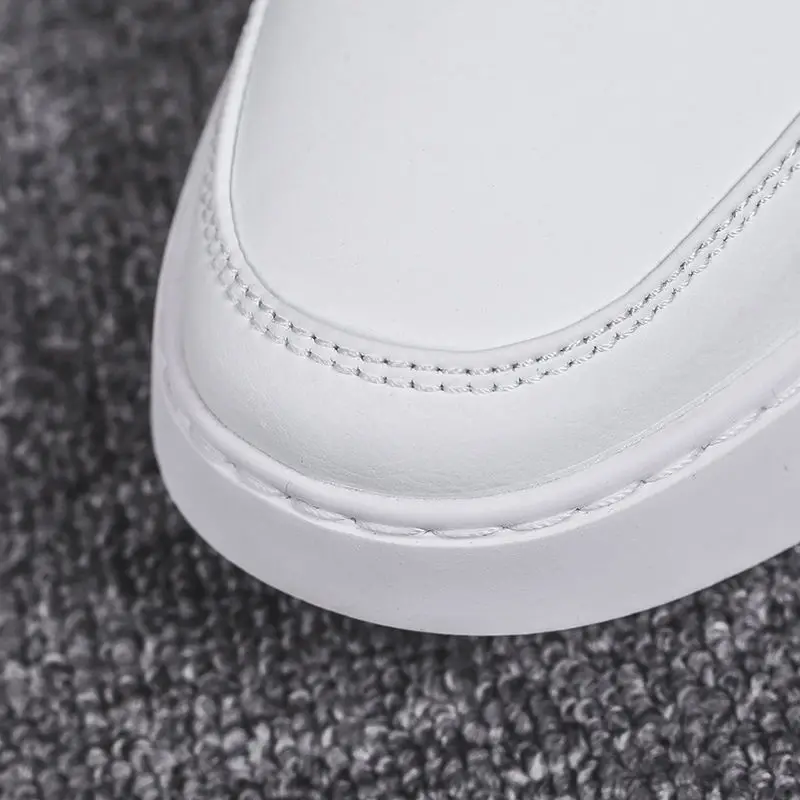 

New 2020 Men Vulcanize Shoes High Quality Sneakers Men Chunky Sneakers Fashion White Sneakers Men Leather Replica Shoes