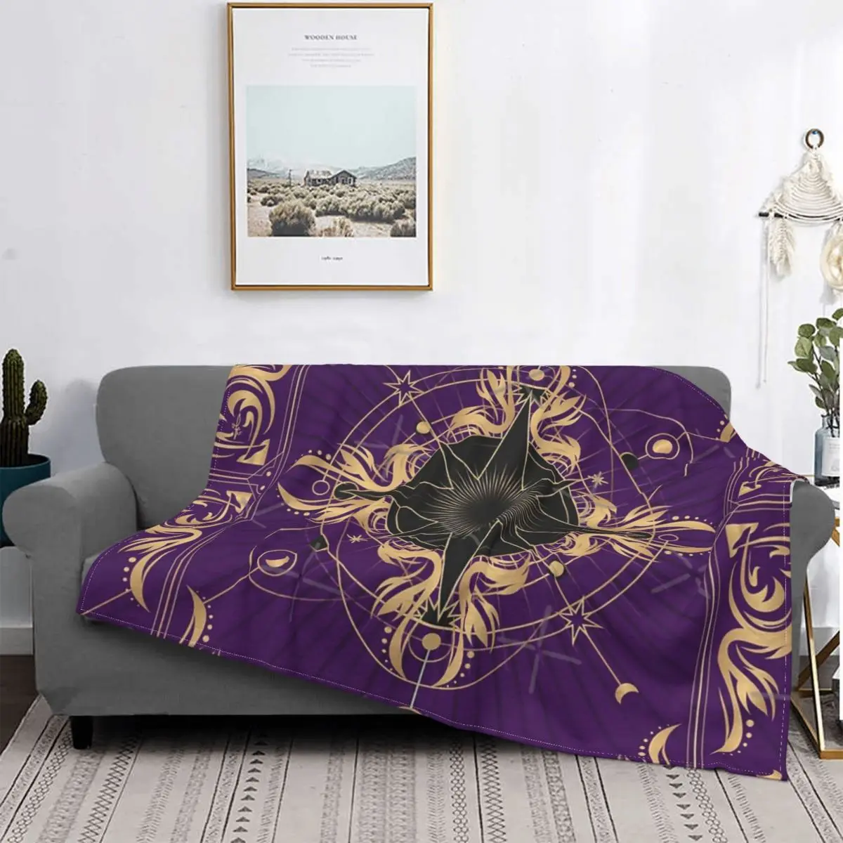 

Astrologian Card Blanket Bedspread Bed Plaid Bed Linen Fluffy Plaid Thermal Blanket Quilts And Quilt