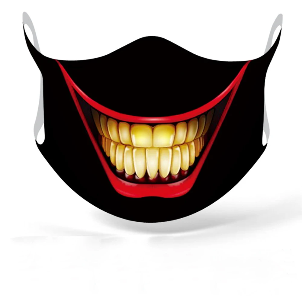 Маска в стиле супергероя из хлопчатобумажной ткани для косплея моющаяся