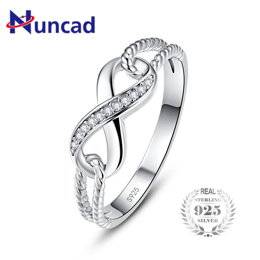 2018 Горячая Мода 925 витая проволока с бантом кольца на палец микро кристаллом