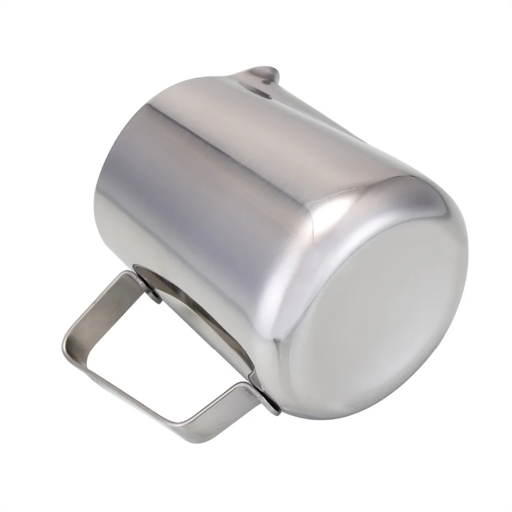 1L Нержавеющая сталь вытягивающийся цветок эспрессо вспениватели вспенивания