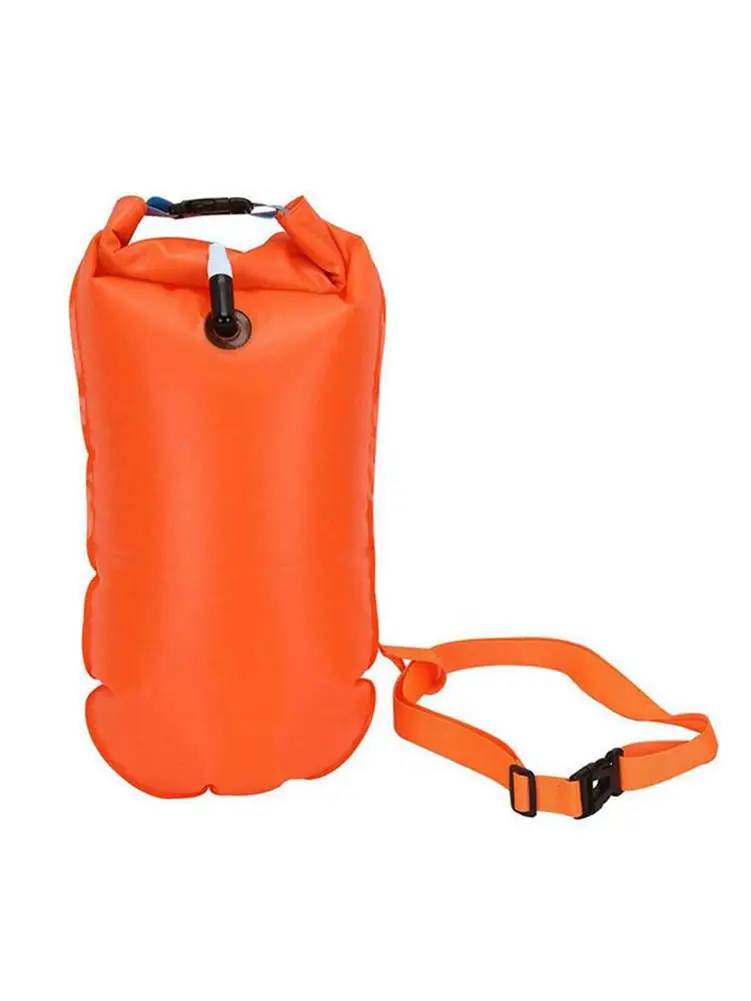

Swimming Float Bag Waterproof PVC Inflatable Swim Buoy Water Sport Lifesaver Life Buoy Air Dry Tow Sailing Flotation Bag