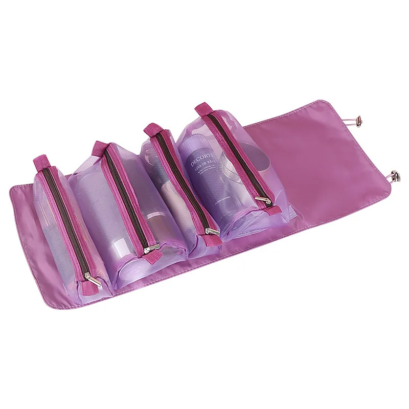 

Fashion Cosmetic Bag Detachable Folding Toilet Bag Travel Large Capacity Storage Bag Multifunctional Four-in-one Cosmetic Bag