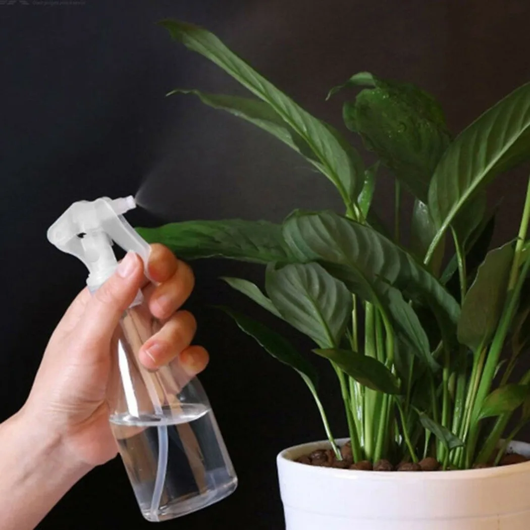

3pcs Set 200ml Plastic Clear Spray Bottle Cleaning Water Garden Empty Trigger Non-toxic And Ordor-free