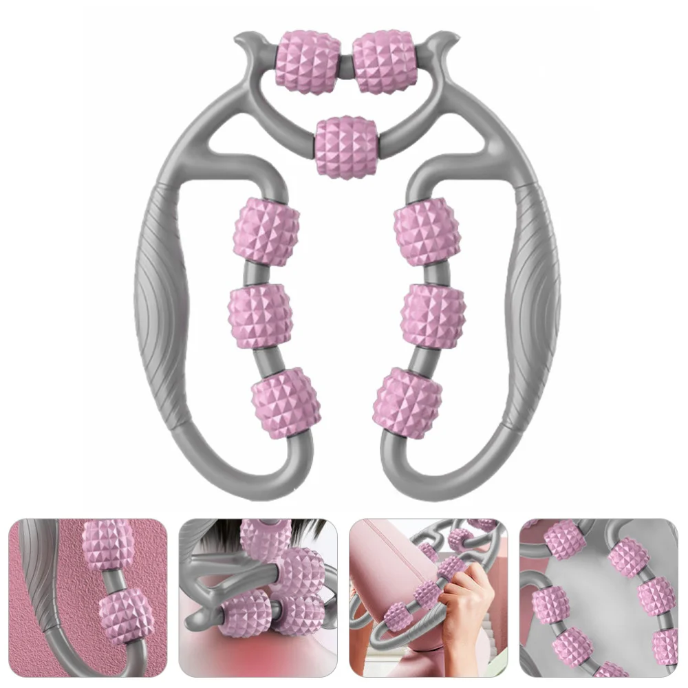 

1Pc Multi-function Relaxed Massager Annular Leg Massager Roller (Purple)