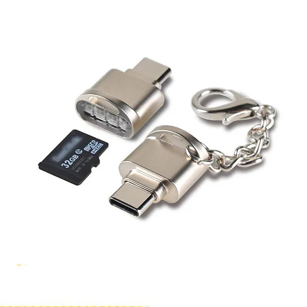 Мини кард ридер Тип C Micro SD TF OTG адаптер USB 3 1 для телефона портативный l1026 #2| |