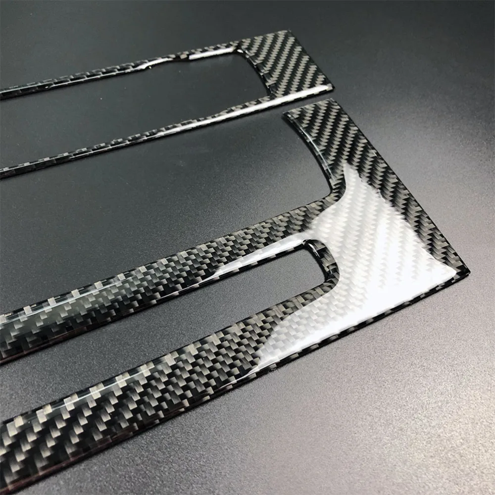 

Auto Reflective Decal Carbon Fiber Air Conditioner Player Panel Sticker Decal for 3 Series E90 / E92 / E93 - Without Navigati