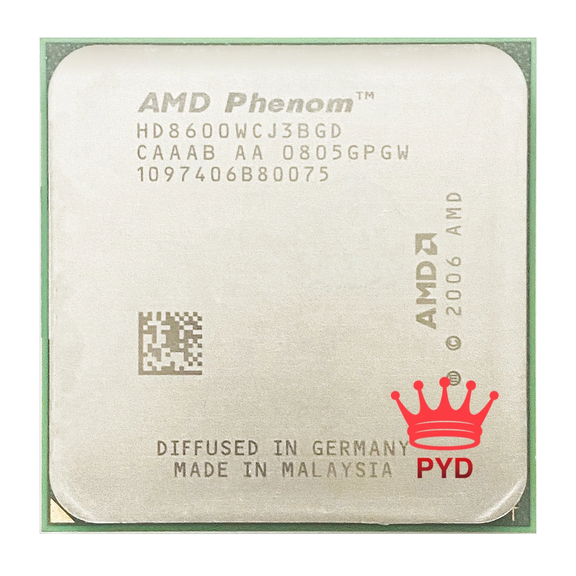Трехъядерный процессор AMD Phenom X3 8600 для настольного компьютера 2 3 ГГц HD8600WCJ3BGD