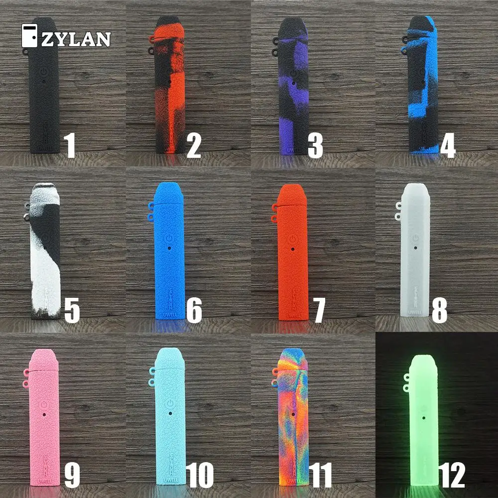 

ZYLAN Hot Sale Silicone Rubber Gel Fitted Casefor Caliburn Kit Cover Pouch Shell for Uwell Caliburn