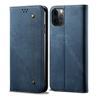 bracket phone cases for oppo reno 6 5z 5f 4f 3 2f find x3 x2 lite shell cute denim pattern solid color flip leather wallet cover