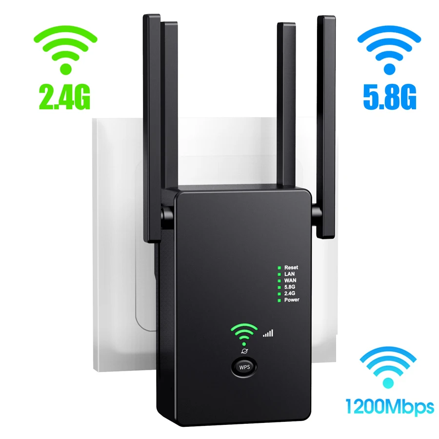 Wi-Fi маршрутизатор МГц Усилитель GSM репитер расширитель двойные брендовые 2 4G 5 8